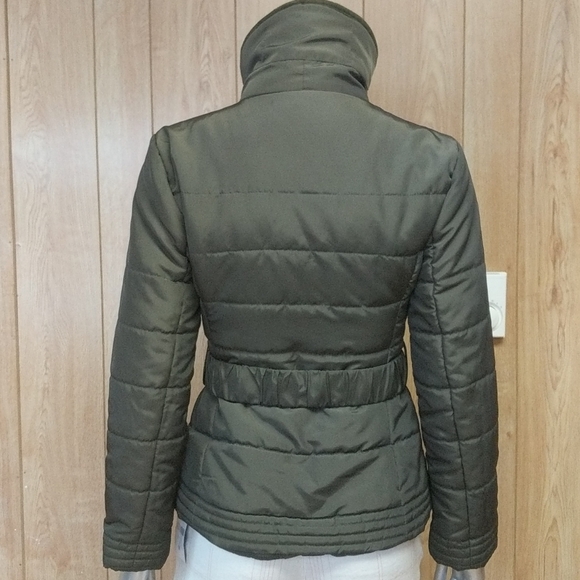 NY&CO Olive Green Puffer Jacket Size XS - Picture 7 of 12